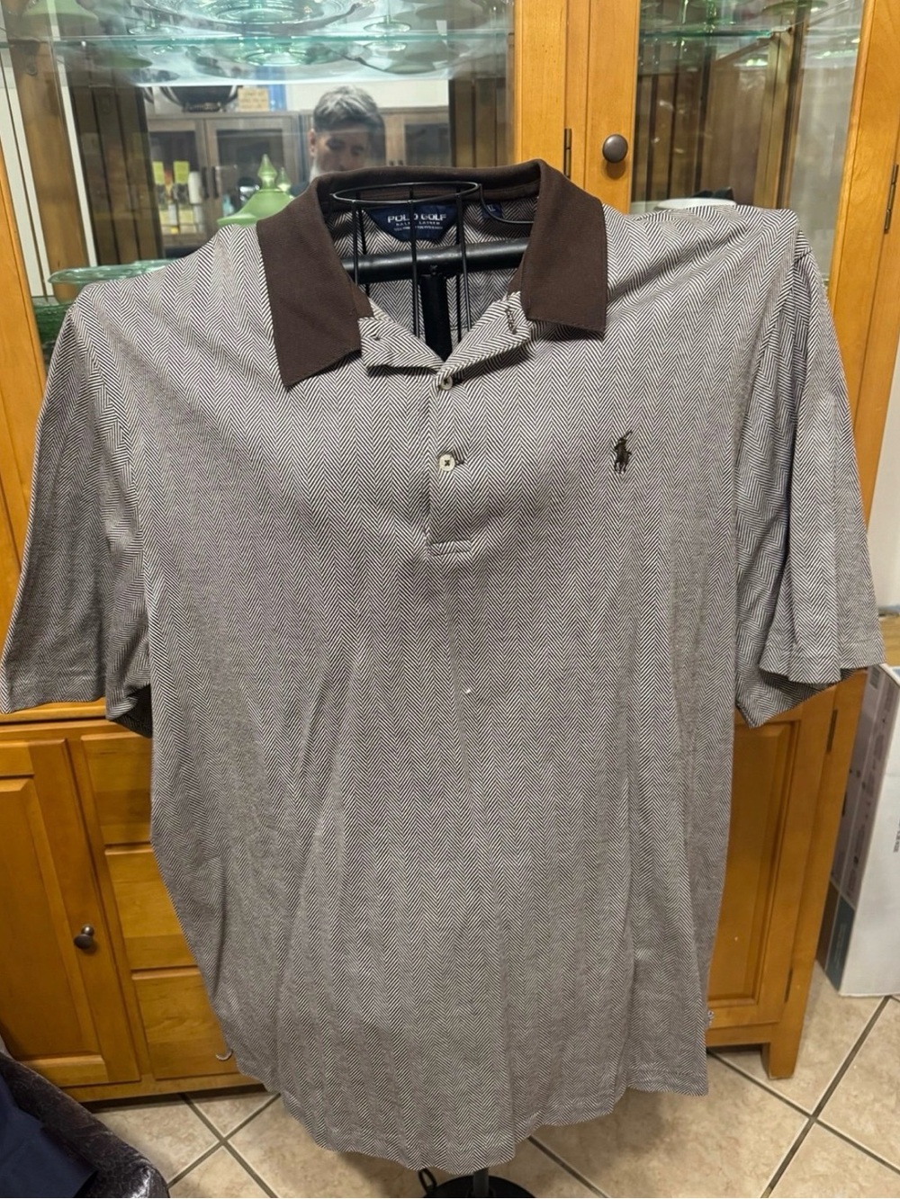 Ralph Lauren Polo golf shirt made in Peru XL 100% Pima cotton.